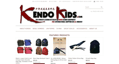 Desktop Screenshot of kendo-kids.com